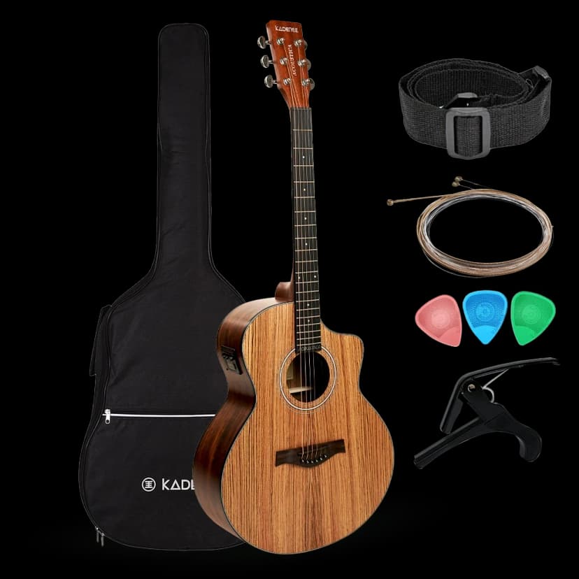 Kadence A05EQ-N-SC Acoustic 40" Electro Acoustic Guitar Bundle