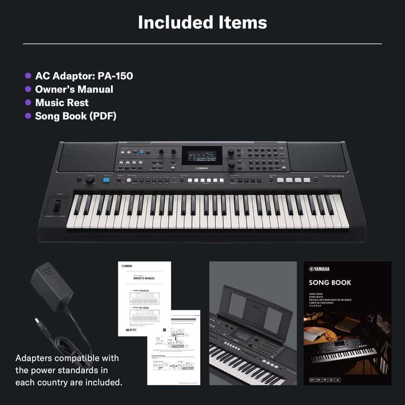 Yamaha PSR‑E483 Portable Keyboard