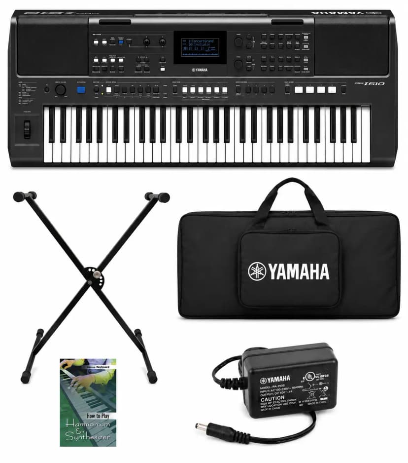 Yamaha PSR-I510 Portable Keyboard with combo pack