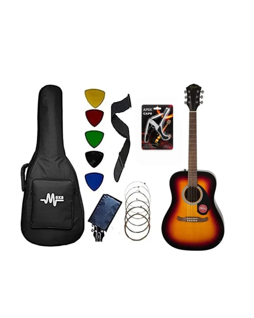Fender FA25 Acoustic Guitar With Combo