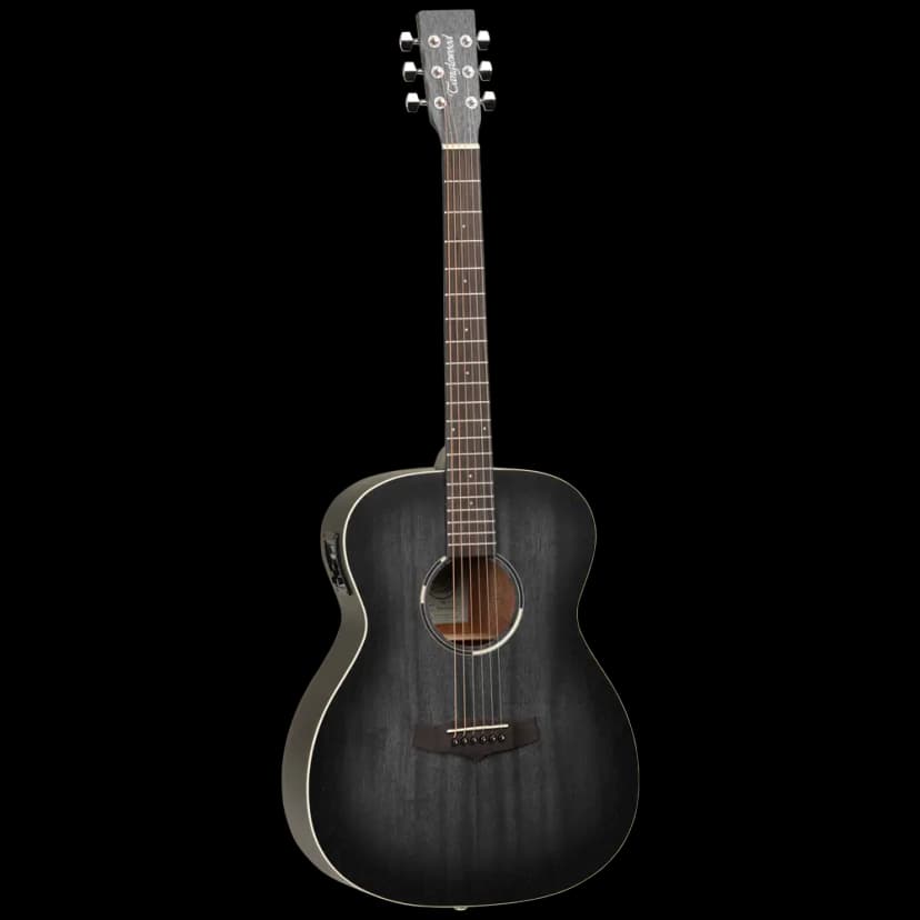 Tanglewood TWBB OE Blackbird Orchestra Semi Acoustic Guitar, Smokestack Black Satin